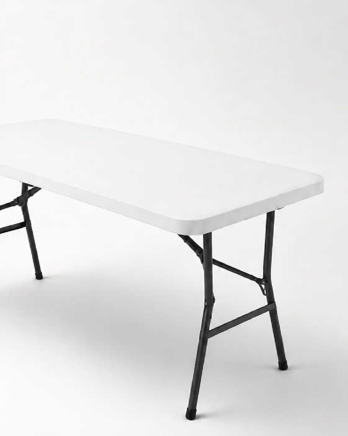 White folding table for rent